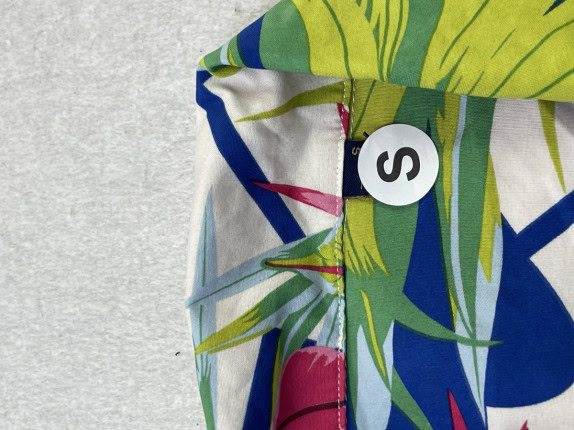 UNIQLO ΑΝΘΙΣΜΕΝΟ ΠΟΥΚΑΜΙΣΟ TROPICAL MULTICOLOR ΑΝΔΡΙΚΟ PRE OWNED S