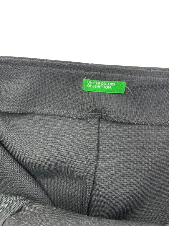 UNITED COLORS OF BENETTON SKIRT BLACK WOMEN'S L