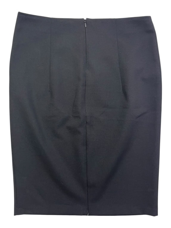 UNITED COLORS OF BENETTON SKIRT BLACK WOMEN'S L