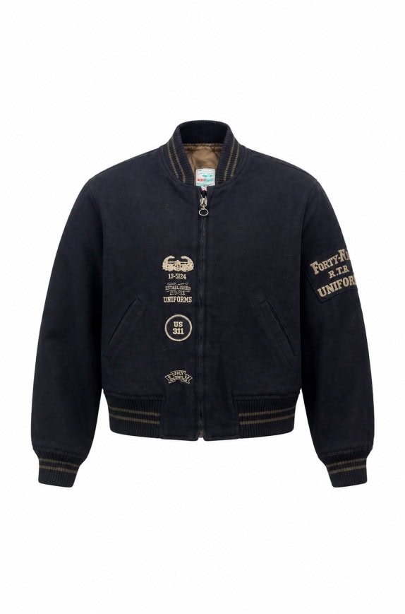 UNITORM BOMBER JACKET VINTAGE NAVY ΑΝΤΡΙΚΟ PRE OWNED S