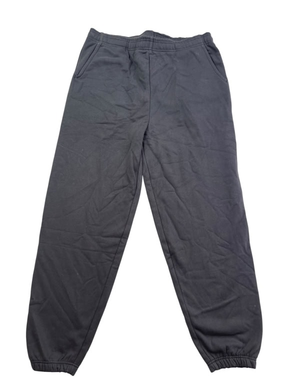 Unknown Brand Pantaloni tuta casual senza logo neri da uomo XL