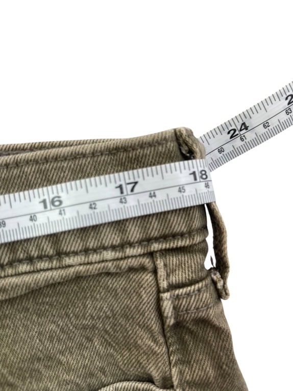 Unknown Brand Pantaloni jeans casual senza logo kaki da uomo L