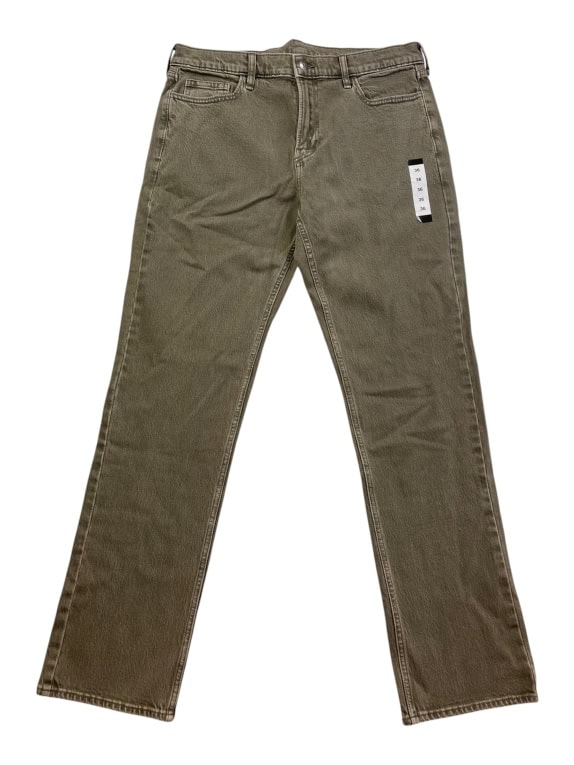 Unknown Brand Pantaloni jeans casual senza logo kaki da uomo L