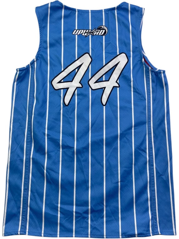 UPWARD ΑΜΑΝΙΚΗ ΦΑΝΕΛΑ BASKETBALL STRIPED ΜΠΛΕ ΑΝΤΡΙΚΟ PRE OWNED S