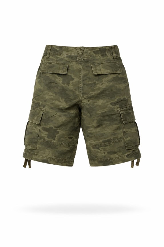 URBAN OUTFITTERS CARGO SHORTS CAMO OLIVA UOMO PRE OWNED S