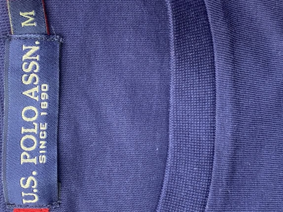 U.S. POLO ASSN. GRAPHIC TEE MINIMAL NAVY ΚΟΚΚΙΝΟ ΑΝΤΡΙΚΟ PRE OWNED M