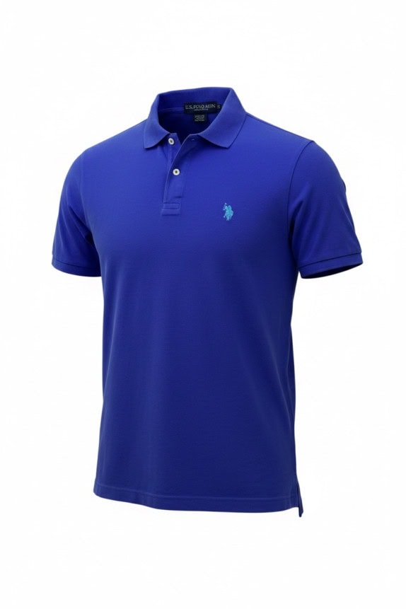 US POLO ASSN POLO SHIRT CLASSIC ROYAL BLUE MENS PRE OWNED XL