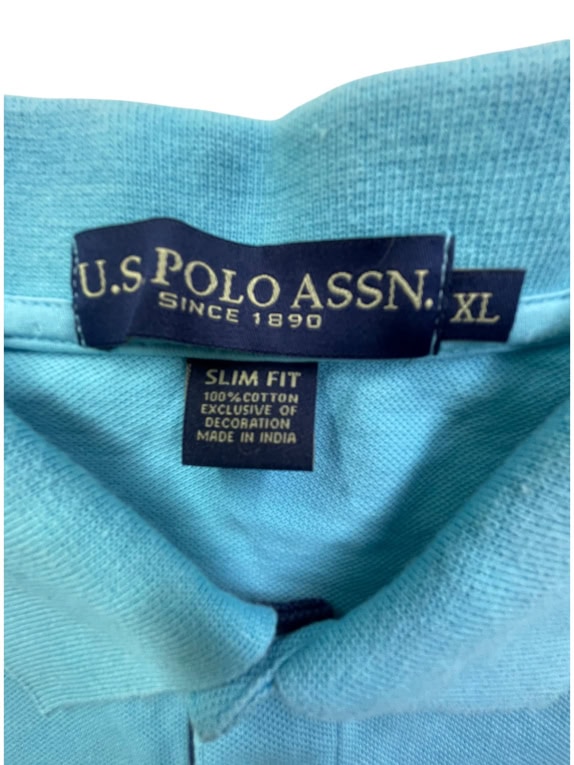 U.S. POLO ASSN. ΜΠΛΟΥΖΑ POLO LOGO ΣΙΕΛ UNISEX XL