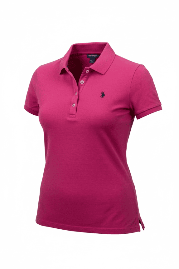 U.S. Polo Assn. Polo Μπλούζα Classic Logo Φούξια Γυναικεία XXXL