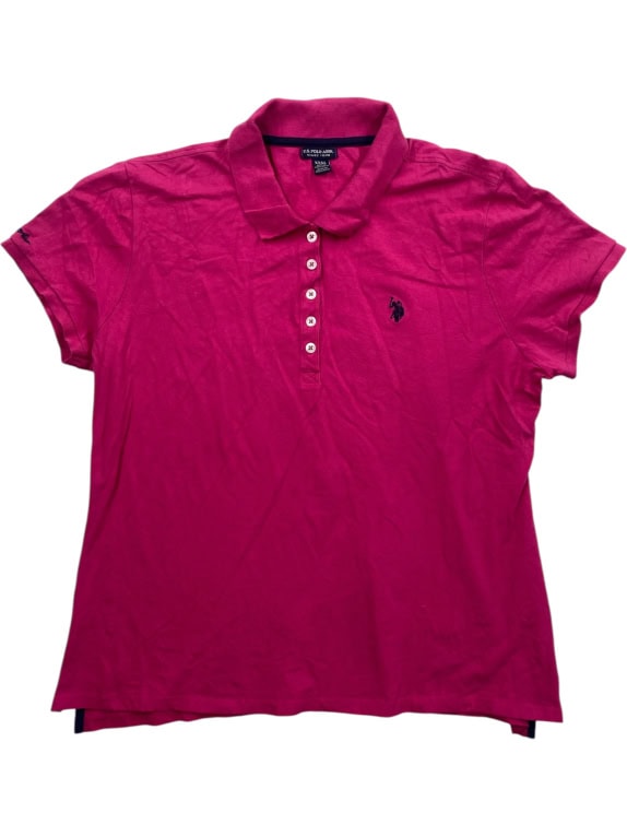 U.S. Polo Assn. Polo Μπλούζα Classic Logo Φούξια Γυναικεία XXXL