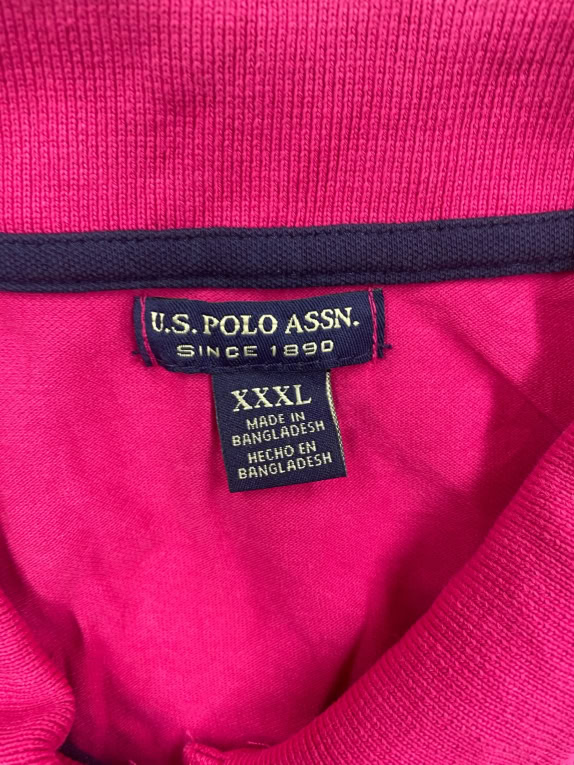 U.S. Polo Assn. Polo Μπλούζα Classic Logo Φούξια Γυναικεία XXXL