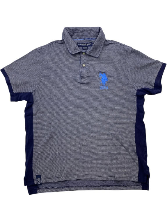 US POLO ASSN POLO ΜΠΛΟΥΖΑ ΚΛΑΣΙΚΗ NAVY ΑΝΤΡΙΚΟ PRE OWNED L