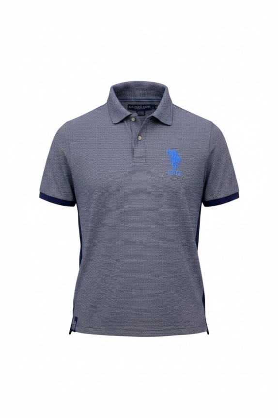 US POLO ASSN POLO SHIRT CLASSIC NAVY MENS PRE OWNED L