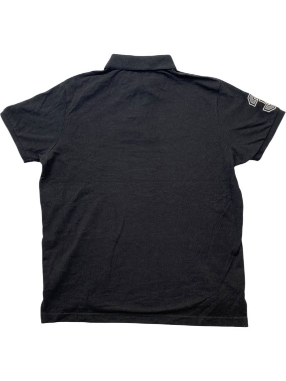 US POLO ASSN POLO ΜΠΛΟΥΖΑ SLIM FIT ΜΑΥΡΟ ΑΝΤΡΙΚΟ PRE OWNED L