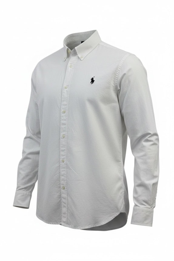 US POLO ASSN ΠΟΥΚΑΜΙΣΟ ΚΛΑΣΙΚΟ ΛΕΥΚΟ ΑΝΤΡΙΚΟ PRE OWNED L