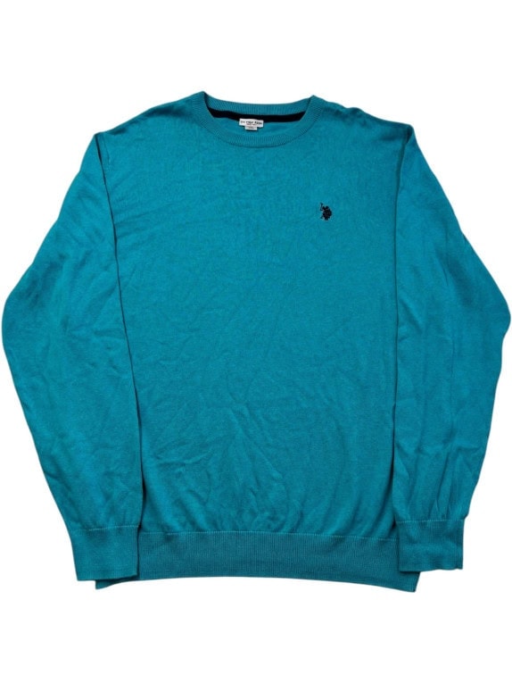 US POLO ASSN ΠΟΥΛΟΒΕΡ MINIMAL ΤΙΡΚΟΥΑΖ ΑΝΤΡΙΚΟ PRE OWNED XL