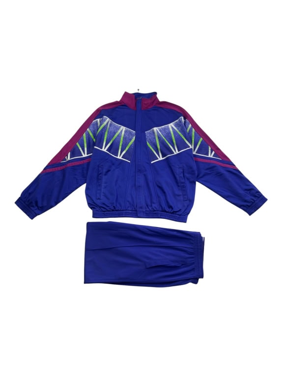 Used Co Φόρμα Σετ Tracksuit Vintage Λογότυπο Μπλε Γυναικείο M