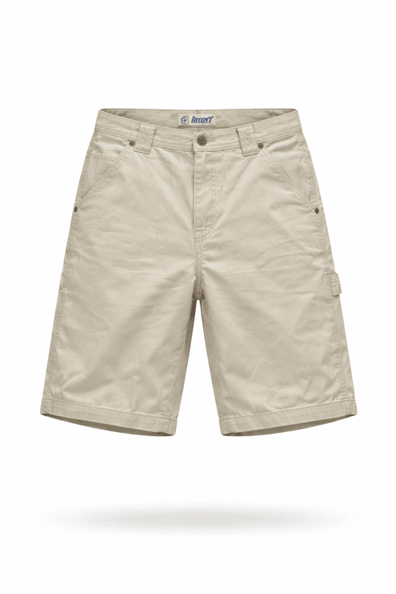 UTILITY BERMUDA CARGO MINIMAL BEIGE UOMO PRE OWNED L