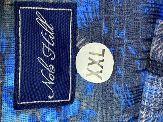 VADEH TREND ΠΟΥΚΑΜΙΣΟ TROPICAL BLUE ΑΝΤΡΙΚΟ PRE OWNED XXL