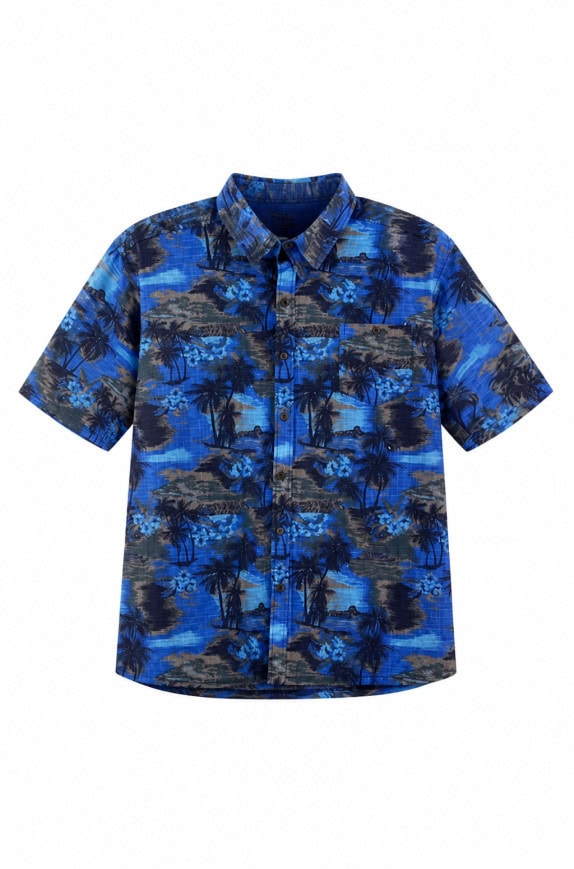 VADEH TREND ΠΟΥΚΑΜΙΣΟ TROPICAL BLUE ΑΝΤΡΙΚΟ PRE OWNED XXL