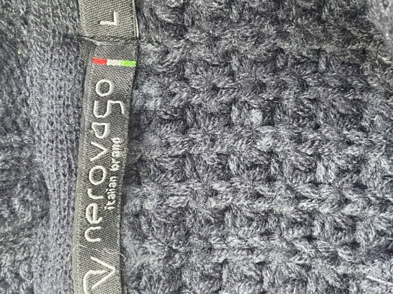 Y2K VAGO CARDIGAN BOXY NAVY ΑΝΤΡΙΚΟ PRE OWNED L