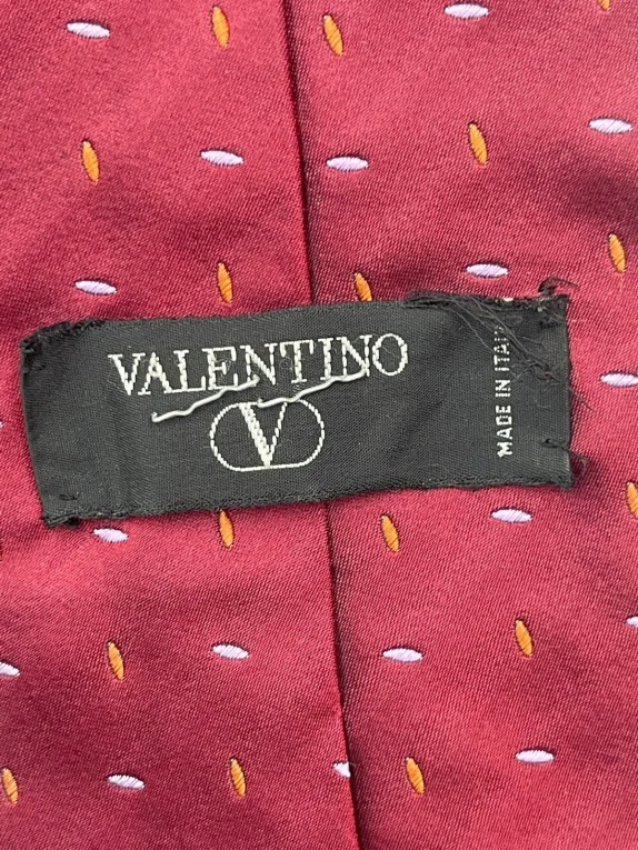 VALENTINO ΓΡΑΒΑΤΑ CLASSIC ΜΠΟΡΝΤΟ ΑΝΤΡΙΚΟ PRE OWNED