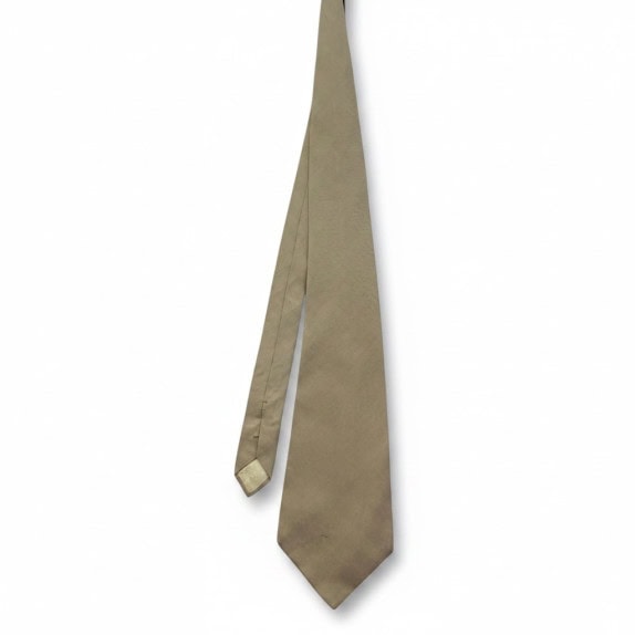 VALENTINO CRAVATTA MINIMAL BEIGE UOMO PRE OWNED