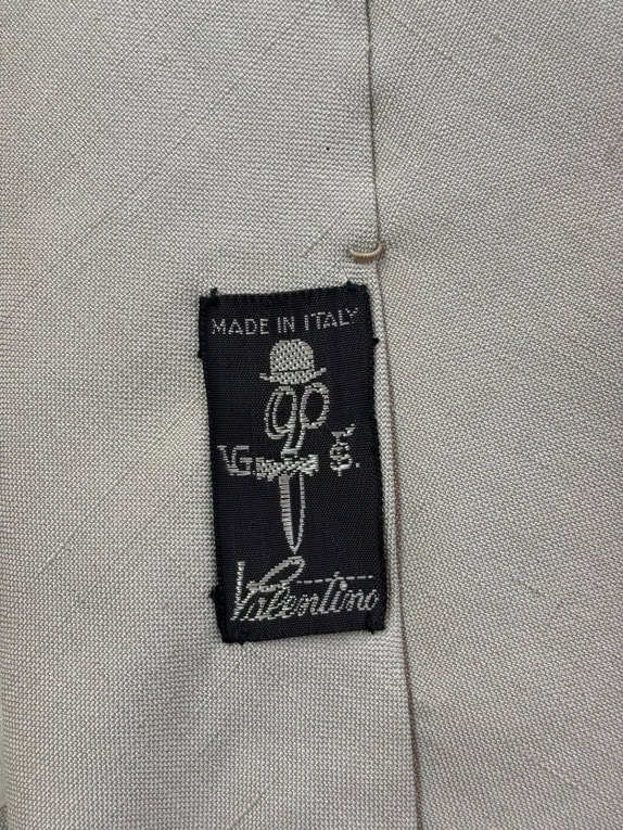 VALENTINO ΓΡΑΒΑΤΑ MINIMAL ΜΠΕΖ ΑΝΤΡΙΚΟ PRE OWNED