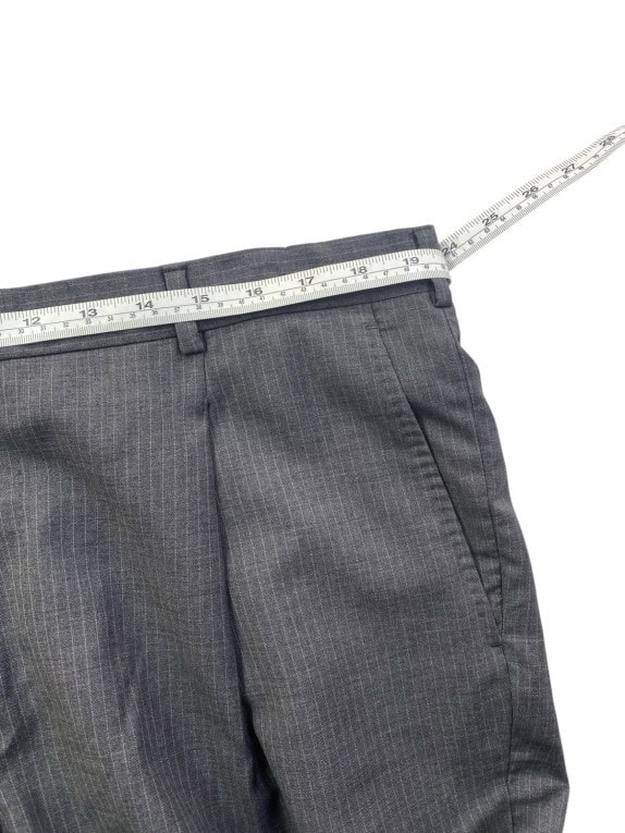 VALENTINO ROMA TAILORED TROUSERS CLASSIC CHARCOAL MENS PRE OWNED XL