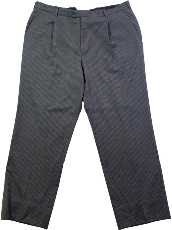 VALENTINO ROMA TAILORED TROUSERS CLASSIC CHARCOAL MENS PRE OWNED XL