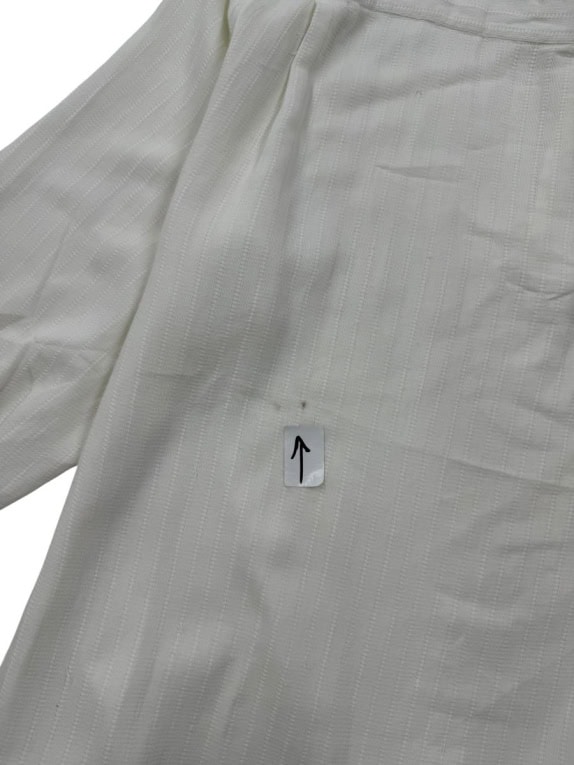 VALENTINO UOMO Πουκάμισο Polo Vintage Λευκό Ανδρικό XL