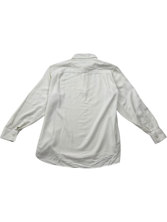 VALENTINO UOMO Πουκάμισο Polo Vintage Λευκό Ανδρικό XL