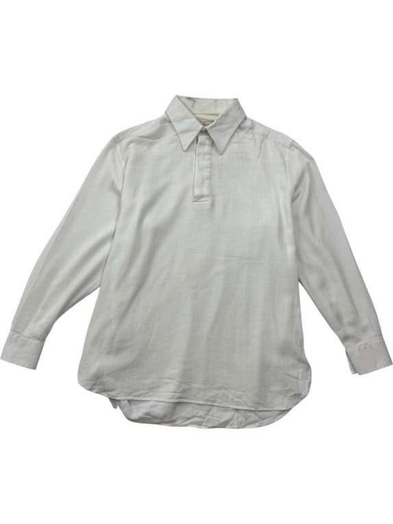 VALENTINO UOMO Πουκάμισο Polo Vintage Λευκό Ανδρικό XL
