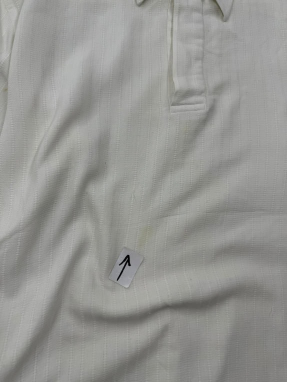 VALENTINO UOMO Πουκάμισο Polo Vintage Λευκό Ανδρικό XL