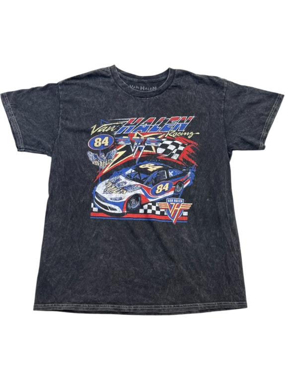 VAN HALEN GRAPHIC TEE RACING FADED BLACK ΑΝΤΡΙΚΟ PRE OWNED L