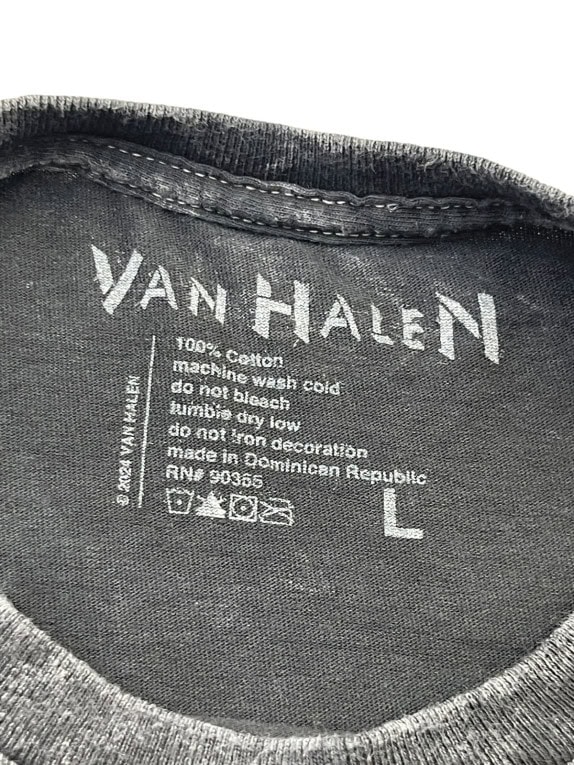 VAN HALEN GRAPHIC TEE RACING FADED BLACK ΑΝΤΡΙΚΟ PRE OWNED L