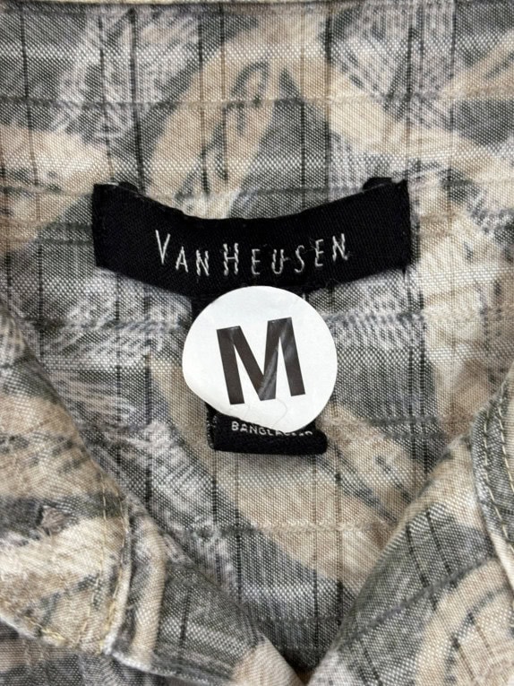 VAN HEUSEN CAMICIA HAWAIIAN MULTICOLOR UOMO PRE OWNED M
