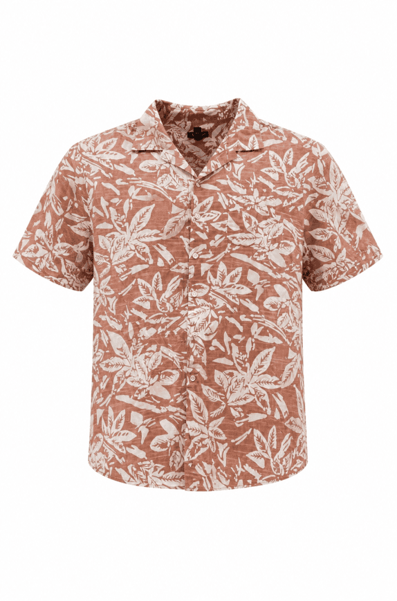 VAN HEUSEN ΠΟΥΚΑΜΙΣΟ HAWAIIAN ΡΟΖ ΑΝΤΡΙΚΟ PRE OWNED L