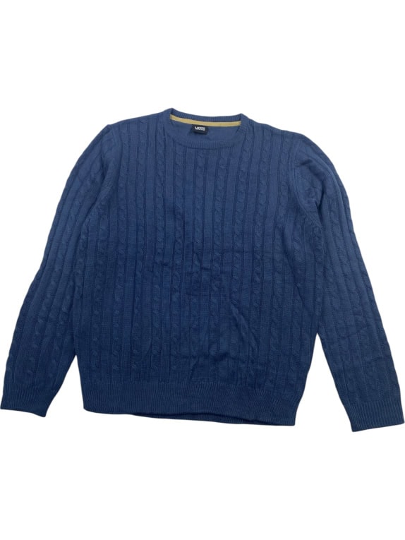 Vans Men’s Blue Cable Knit Sweater Size 3XL