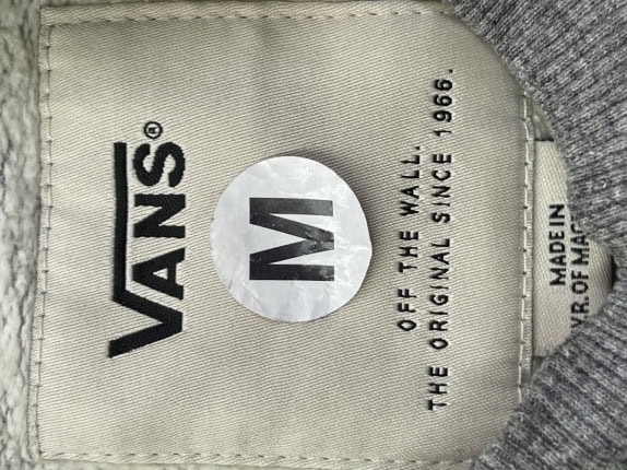 VANS CREWNECK VINTAGE ΓΚΡΙ ΑΝΤΡΙΚΟ PRE OWNED M
