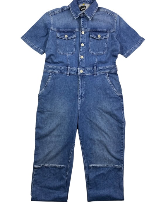 VANS Denim Ολόσωμη Φόρμα Vintage Λογότυπο Μπλε Unisex L