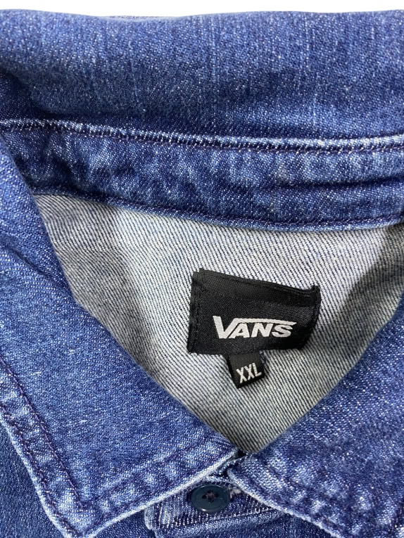 VANS Denim Ολόσωμη Φόρμα Vintage Λογότυπο Μπλε Unisex XXL