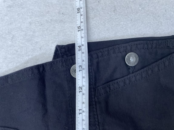 VANS DUNGAREE WORKWEAR BLACK UNISEX PRE OWNED XS