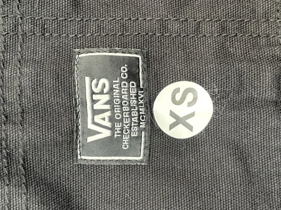 VANS DUNGAREE WORKWEAR BLACK UNISEX PRE OWNED XS