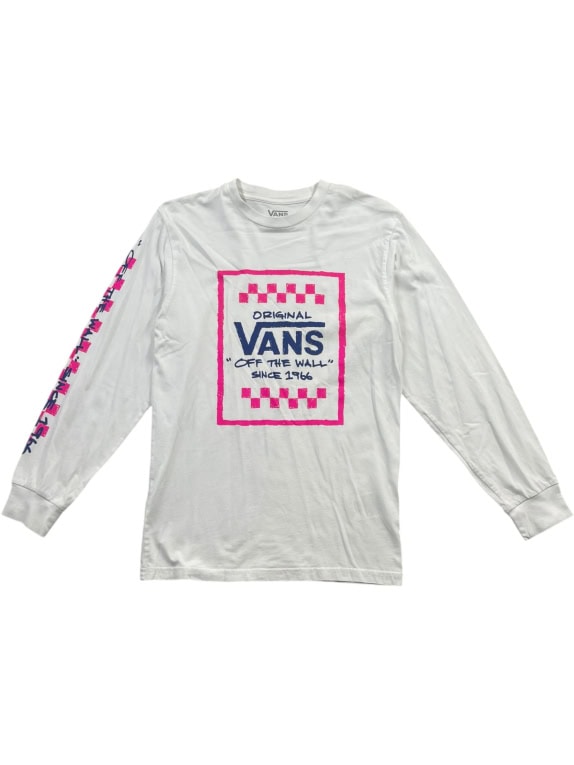 Vans Μακρυμάνικη Μπλούζα Big Logo Λευκό Unisex S