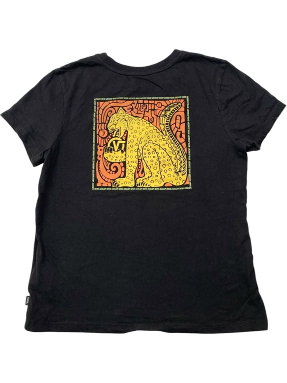 Vans Black T-Shirt with Graphic Print