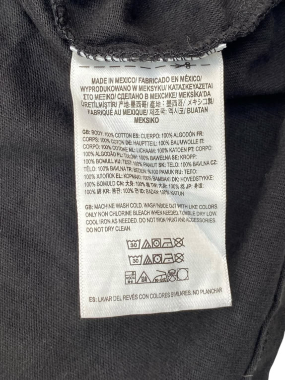 Vans Black T-Shirt with Graphic Print