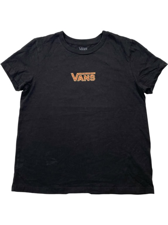 Vans Black T-Shirt with Graphic Print