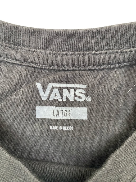 Vans Black T-Shirt with Graphic Print
