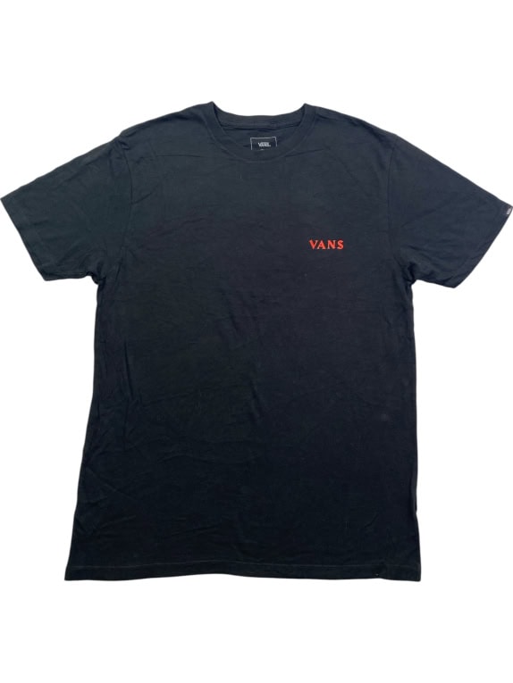 VANS ΜΠΛΟΥΖΑΚΙ T-SHIRT ΜΑΥΡΟ ΜΕ BACK PRINT UNISEX MEDIUM